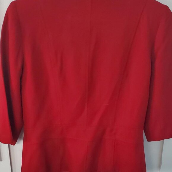 Red Peplum jacket - Picture 2 of 6